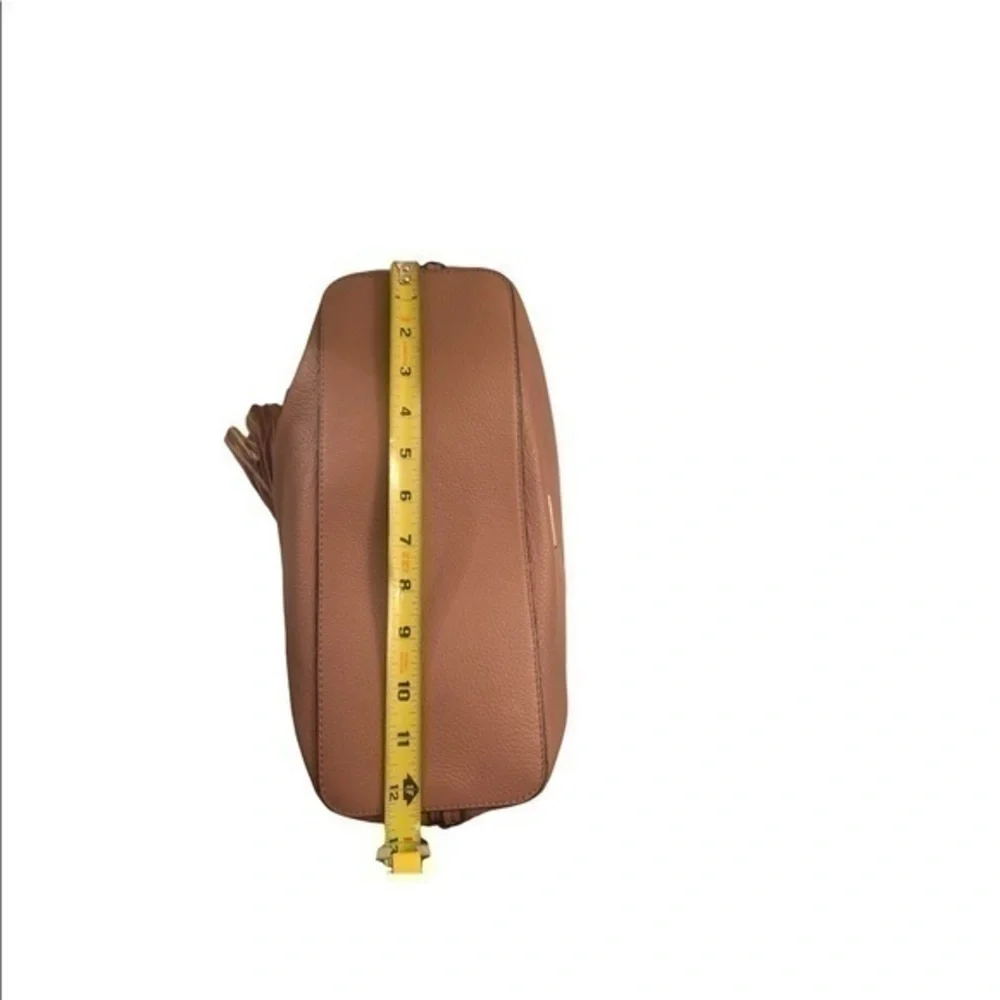 Rebecca MINKOFF pink leather tassel hobo bag